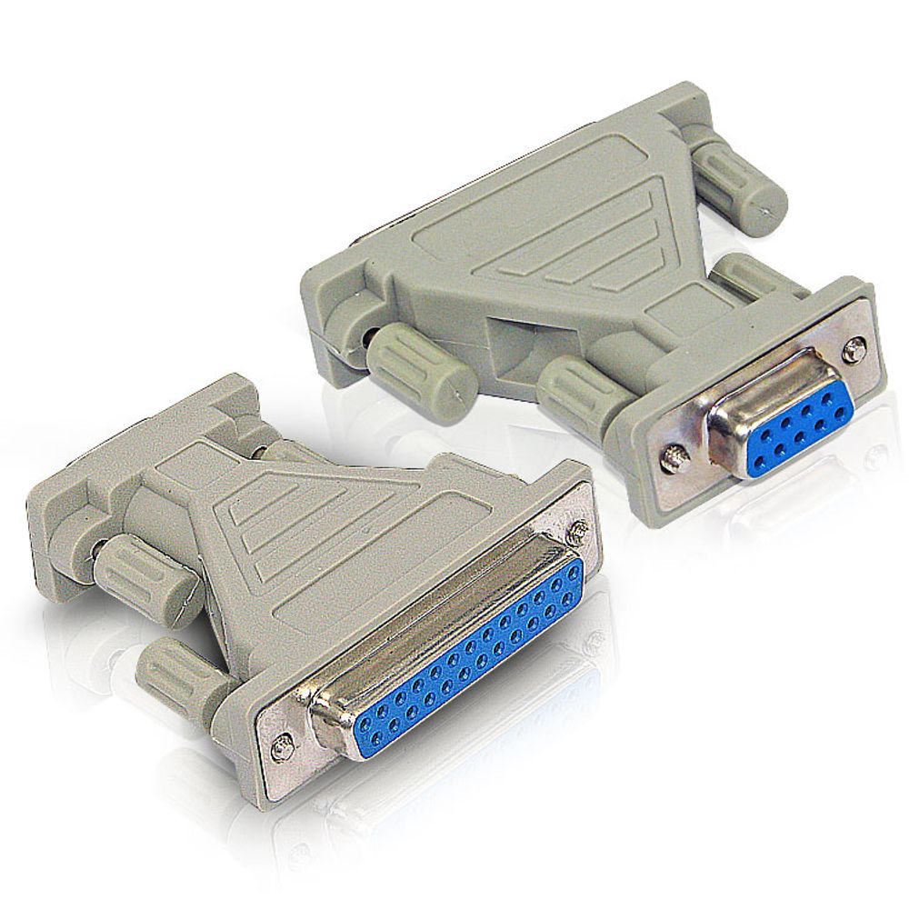 Adaptador DB9 Fêmea para DB25 Fêmea - Cirilo Cabos