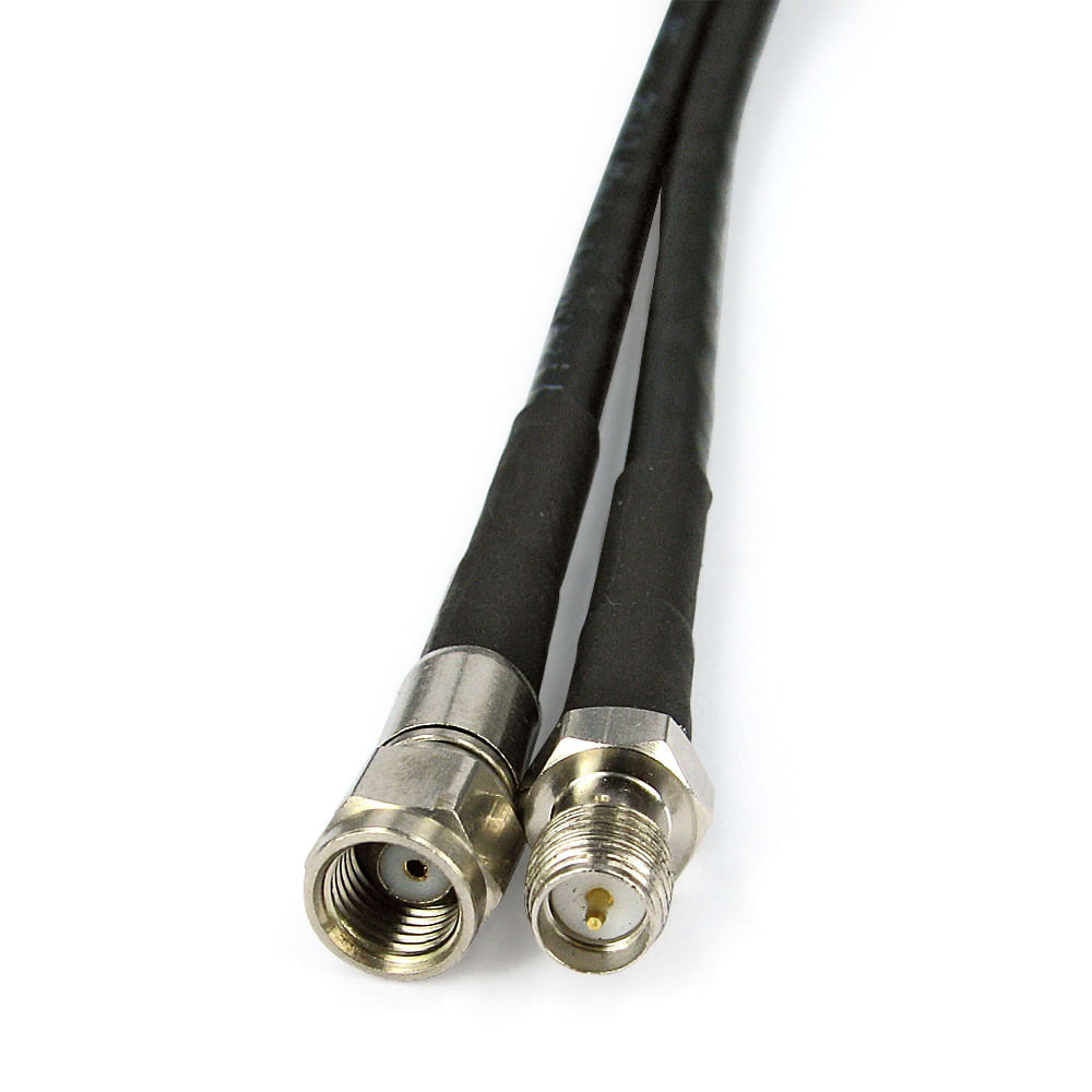 Aigostar- Cable coaxial para antena de televisión(6) (10 m, conectores  macho coaxial a coaxial macho),