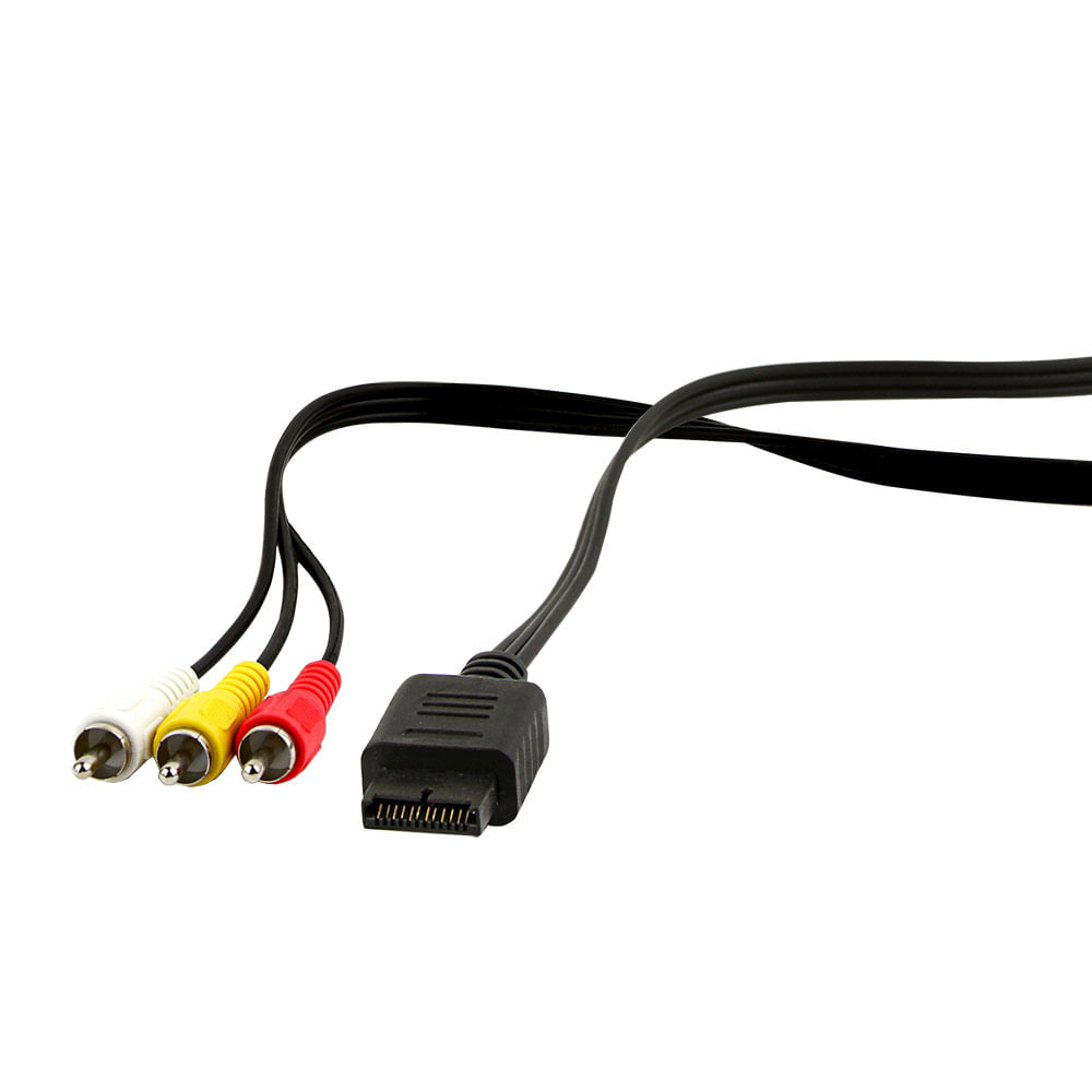 Cabo de Áudio e Vídeo RCA para PS1 e PS2 - Cirilo Cabos
