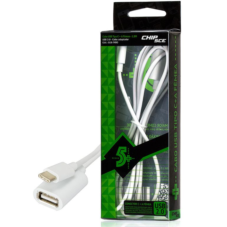 187480-187481-01-Cabo-Adaptador-USB-2_0-Tipo-C_USB-A_Femea-ChipSce-CiriloCabos