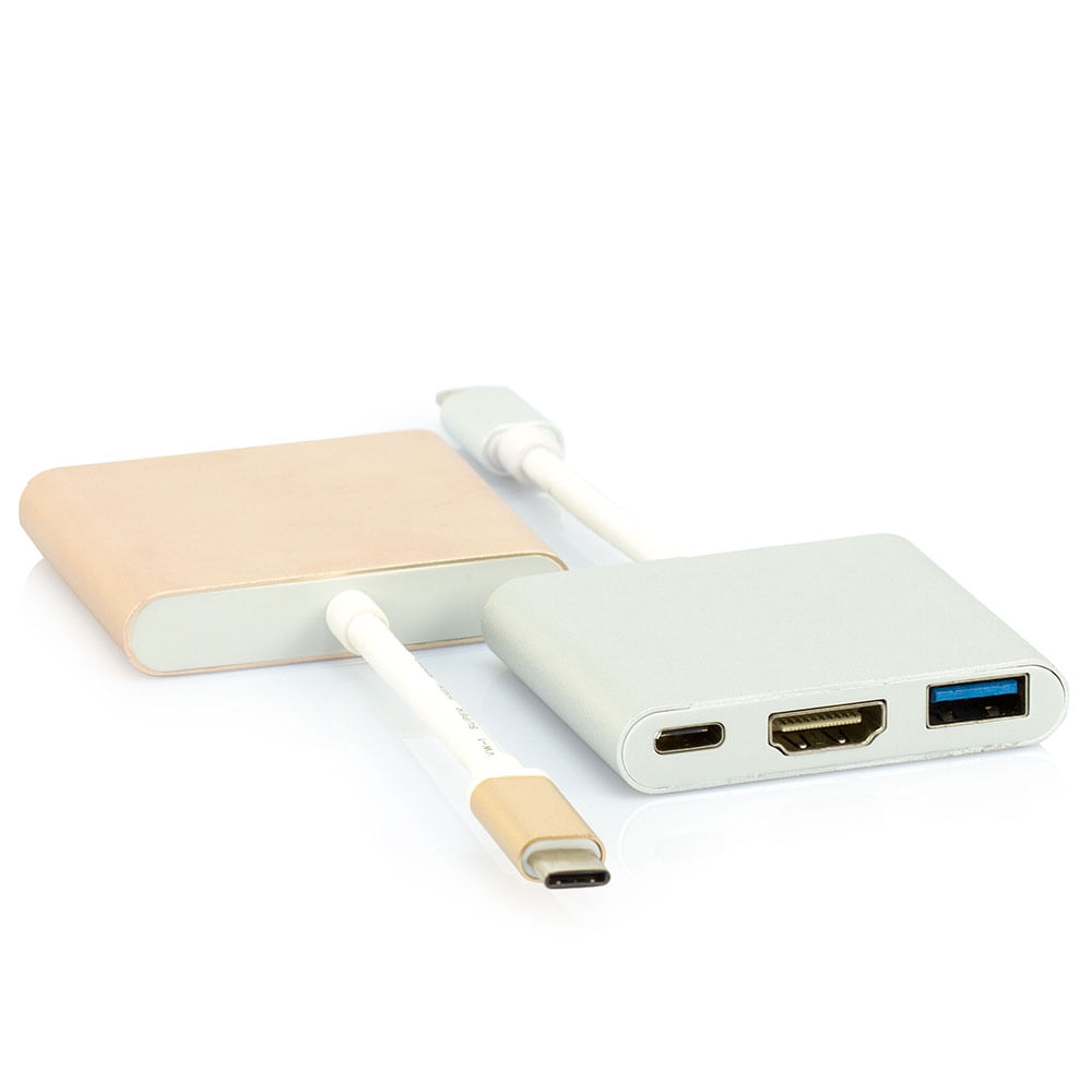 Oferta - Adaptador USB-C Multiporta: USB, HDMI, USB-C - cirilocabos - Cirilo Cabos