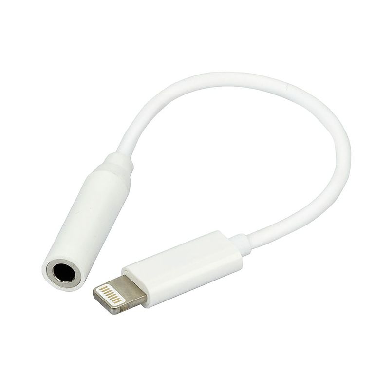 Cabo Adaptador Lightning para P2, iPhone 5, 6 e 7 - Cirilo Cabos