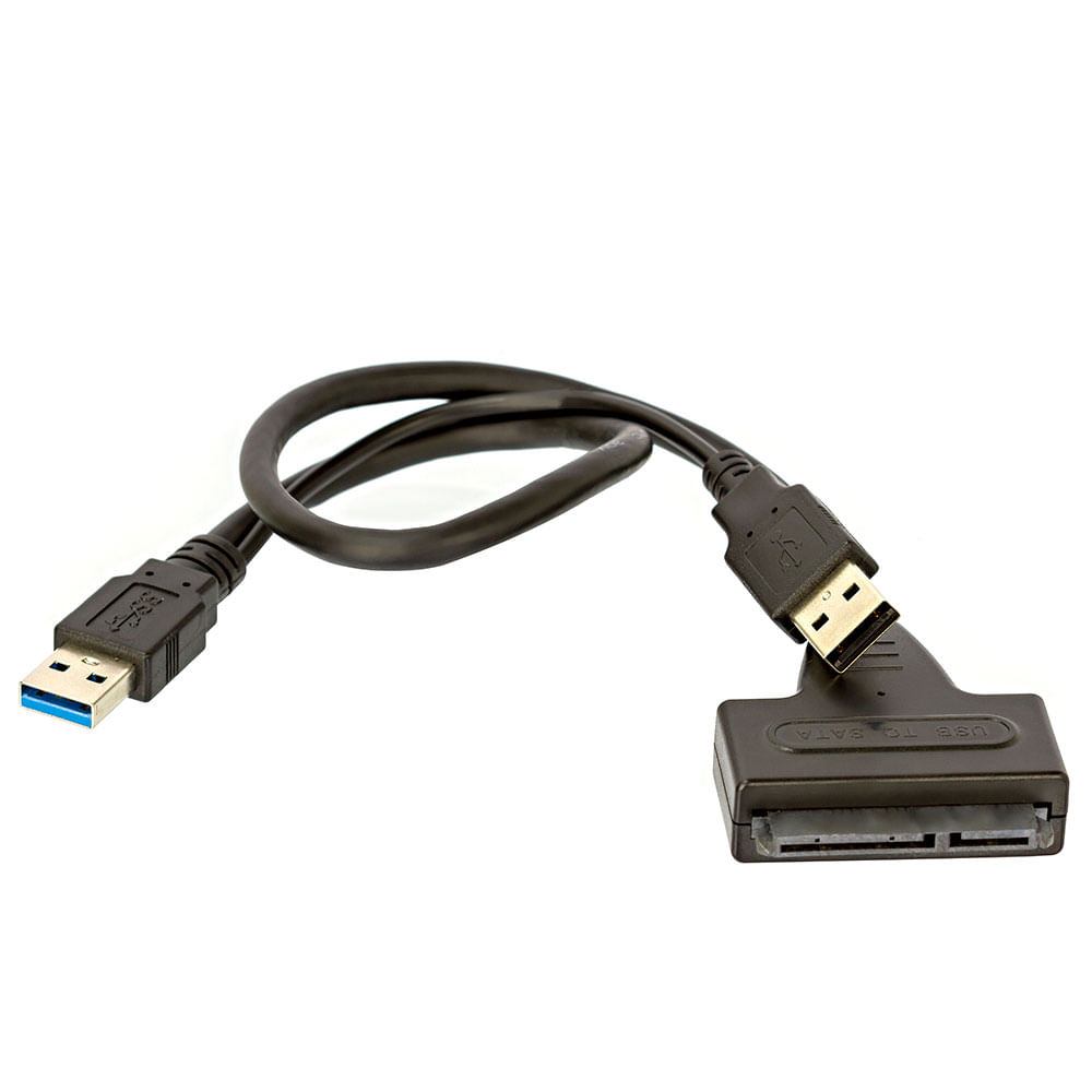 Cabo Adaptador para Sata (2.5/3.5) e CdRom USB 3.0 - Cirilo Cabos
