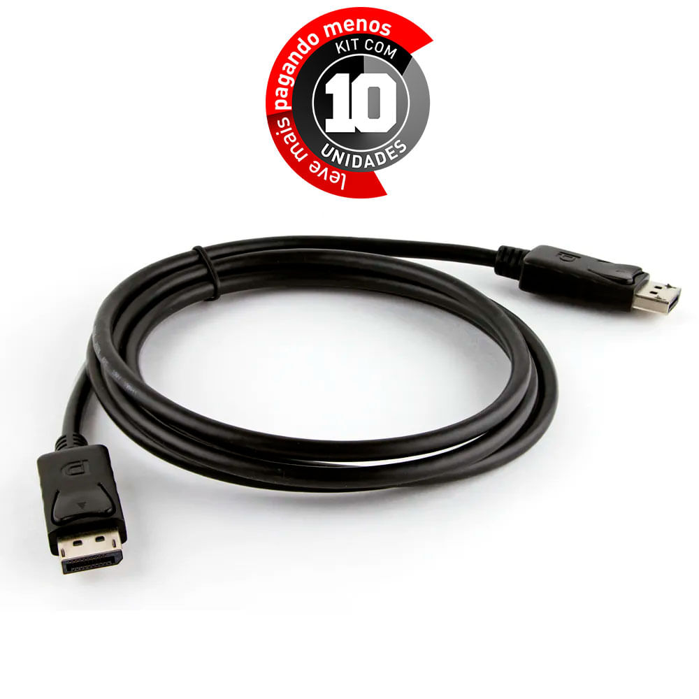 Cabo Displayport 1 4 4k Ultra Hd 144hz Macho Cirilo Cabos