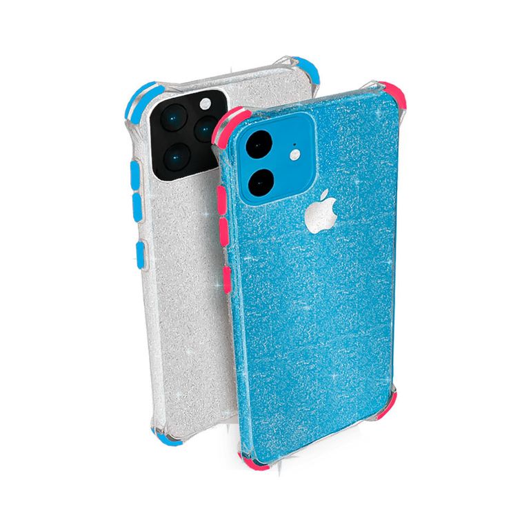 Capinha de Silicone Anti Impacto Glitter iPhone 11 - Cirilo Cabos