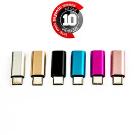 Adaptador USB Tipo C Macho para iPhone Lightining Fêmea - Cirilo Cabos